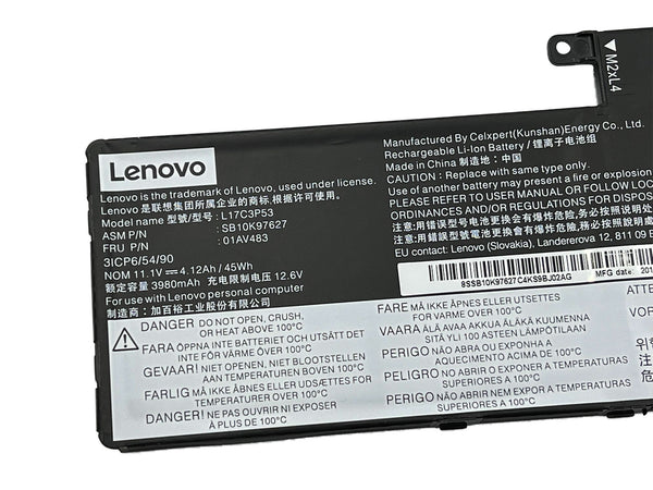 Battery Notebook Lenovo ThinkPad L380 L390 L17C3P53 แบตเตอรี่โน๊ต