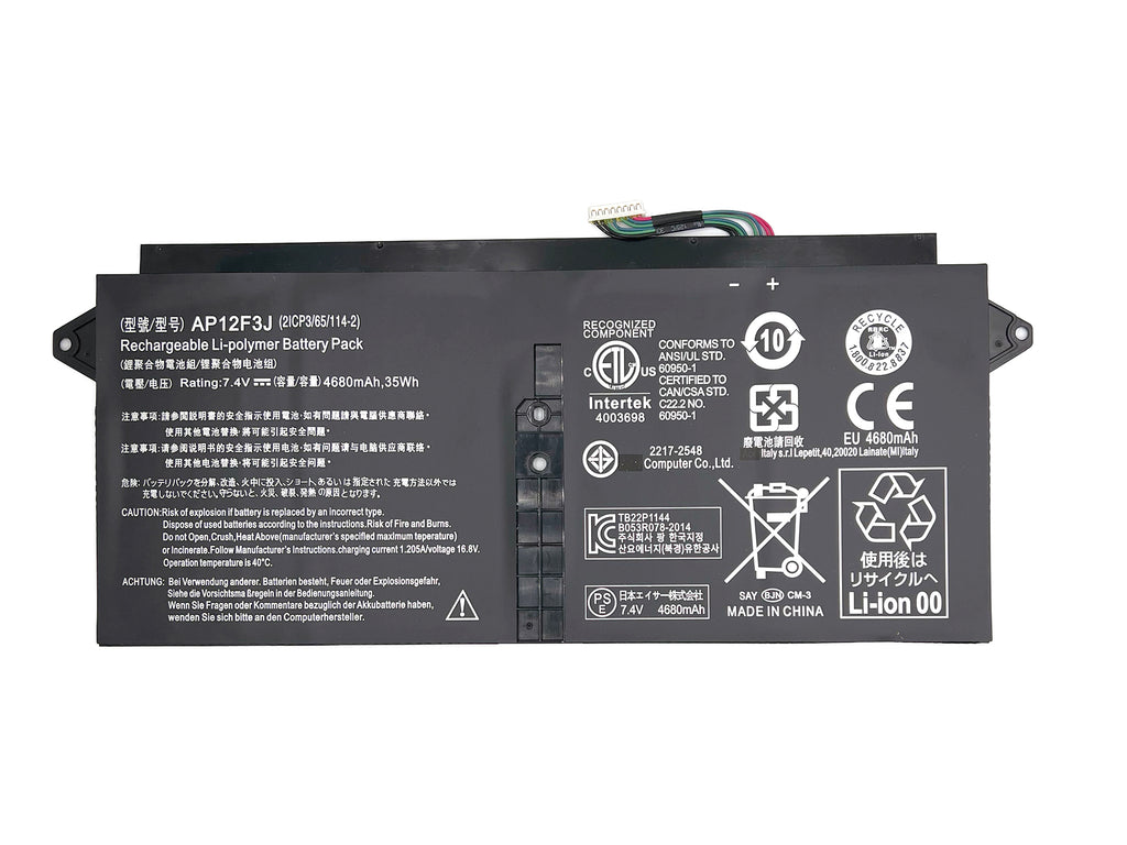 Battery Notebook Acer Aspire S7-391  S7-392 S7-393 Series (AP12F3J)