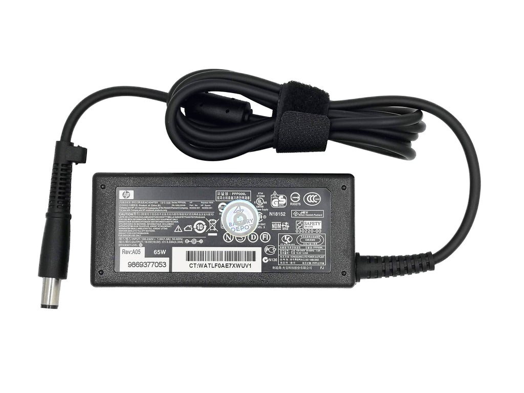 HP 65W  7.4x5.0 mm AC Adapter สายชาร์จ HP อแดปเตอร์