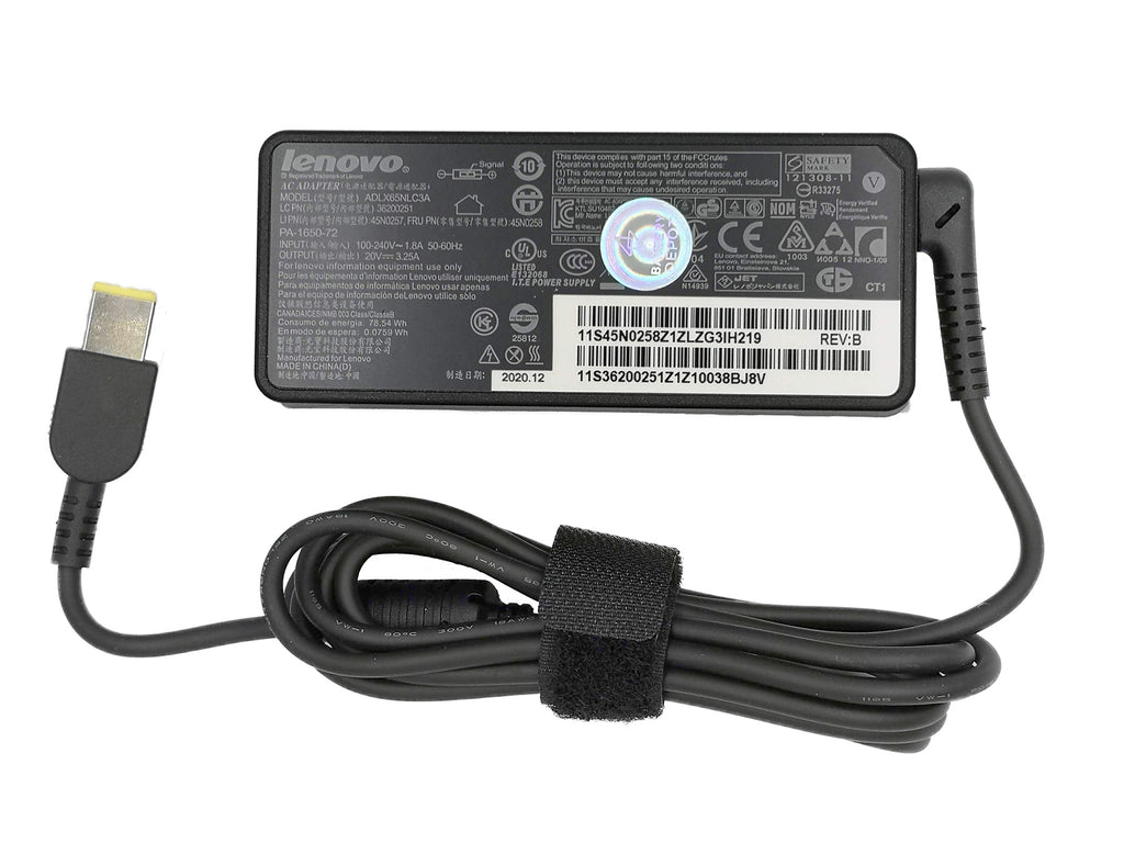 LENOVO 65W USB AC Adapter สายชาร์จ Lenovo อแดปเตอร์