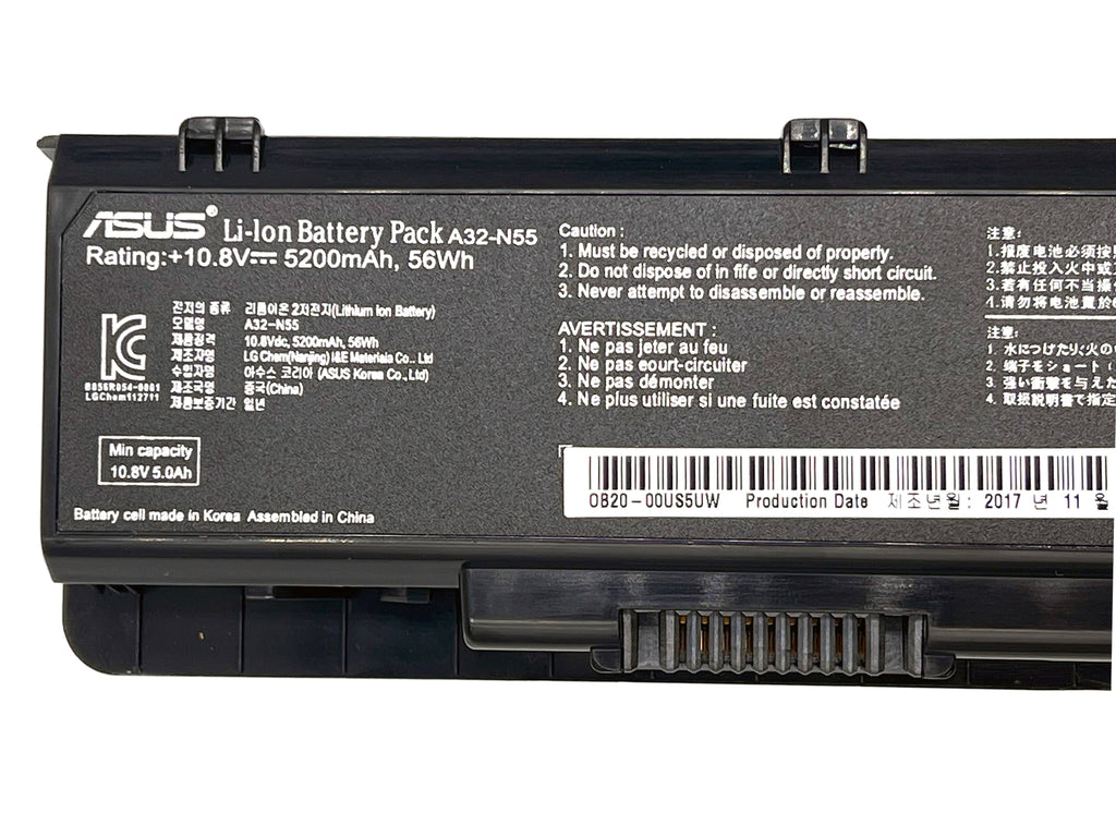 Battery Notebook Asus A32-N55 Series